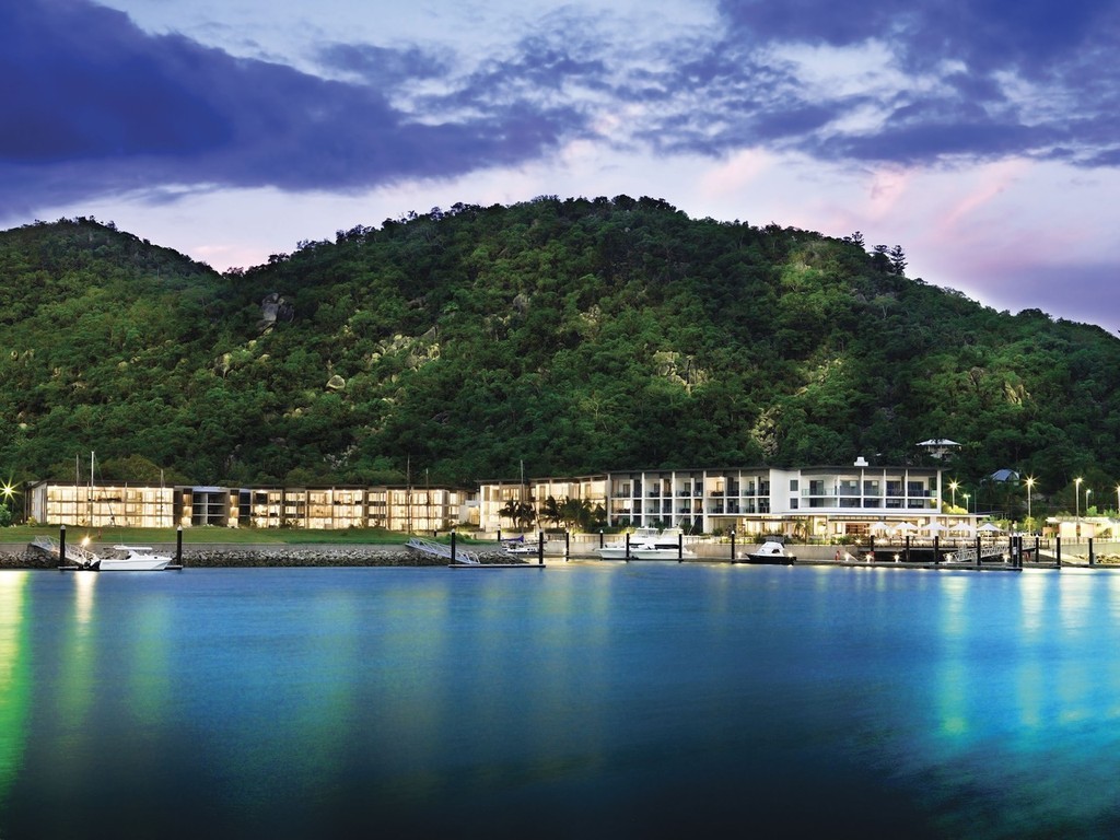 Calm before the fleet arrived Blue on Blue -  venue for Sunferries Magnetic Island Race Week © Blue on Blue Magnetic Island http://www.blueonblue.com.au